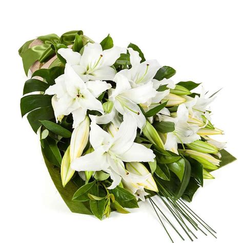 Oriental Lilies In Vogue White Lily Bouquet Delivery