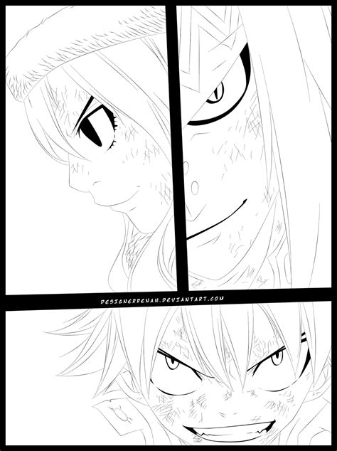 Fairy Tail 387 Not Yet Ended Lineart By Designerrenan On Deviantart