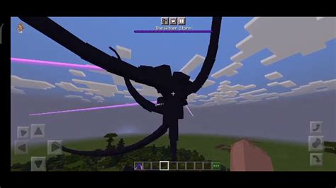 Mcpe Minecraft Engender Wither Storm Addon Youtube