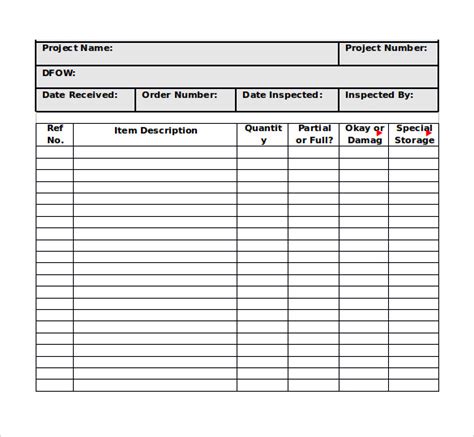 Quality Control Template Excel Free