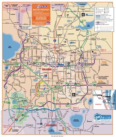 Orlando Highway Map Orlando • Mappery