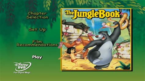 The Jungle Book Dvd 2000 Menu Youtube