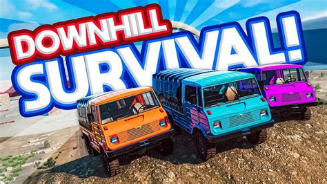 Downhill Survival With Neilogical And Camodo Gaming Beamng Drive Youtube