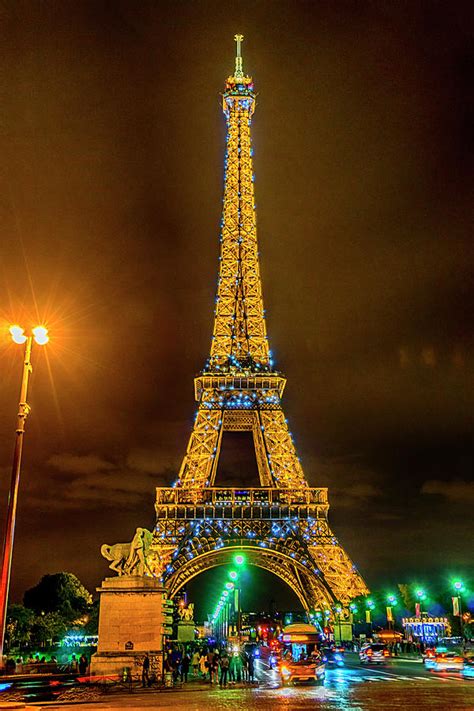 Paris France Eiffel Tower At Night 7kdsc206309102017