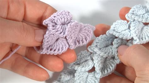 You Should Want To Try Immediatelycrochet Leaf Heart3d Crochet