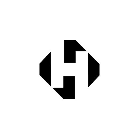 Premium Vector A Letter H And H Logo Design