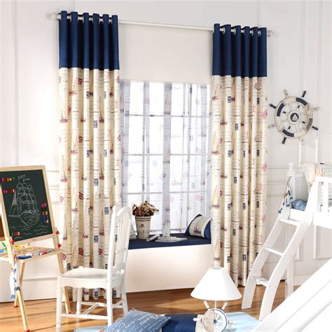 Blackout Curtain Fabrics And Tulle For Boys Bedroom Panel