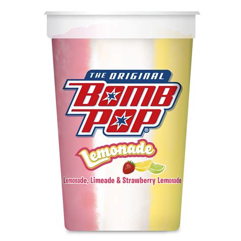 Bomb Pop 12oz Lemonade Cup Ice Cream Distributors Of Florida