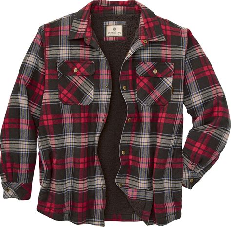 Grab This Heavyweight Flannel Shirt Jacket With Micro Fleece Lining For