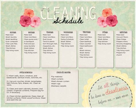 The shift plan, rota or roster (esp. kitchen cleaning schedule template uk | Organization ...