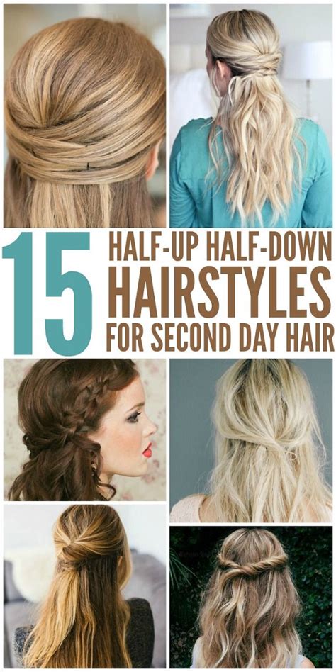 15 simple hairstyles that are half up half down fashion daily