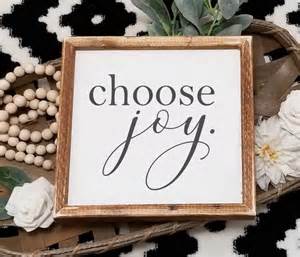 Choose Joy Sign 12x12 Joy Sign Choose Joy Wood Signs