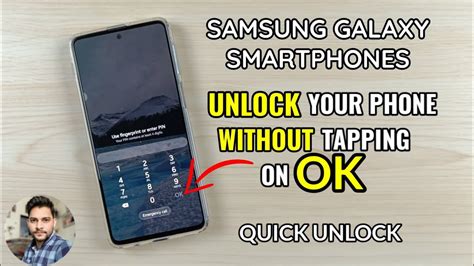 Samsung Galaxy Smartphones How To Unlock Your Phone Without Tapping