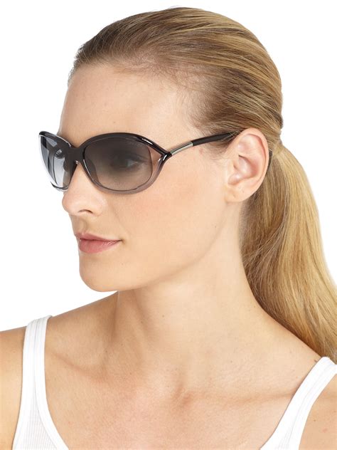 Lyst Tom Ford Jennifer Softwrap Sunglasses In Gray