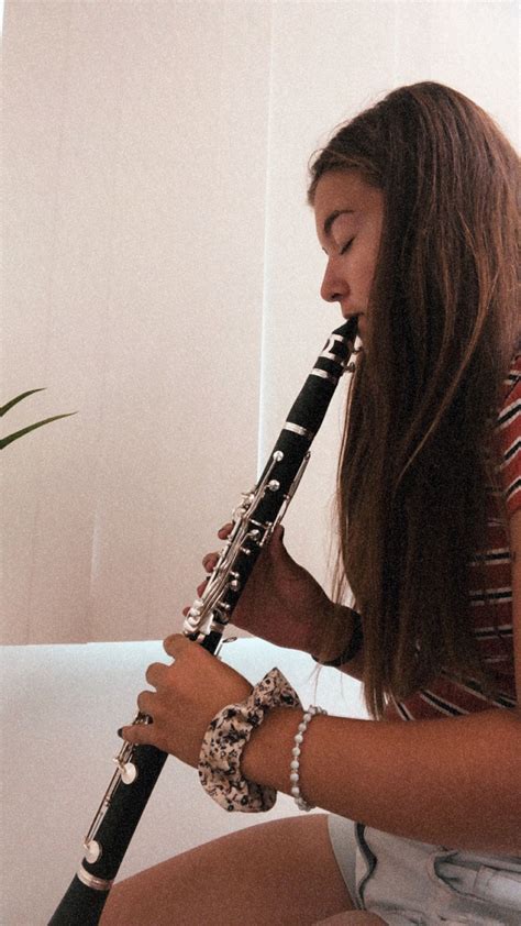 Picture Of A Girl Playing The Clarinet Clarinet Band