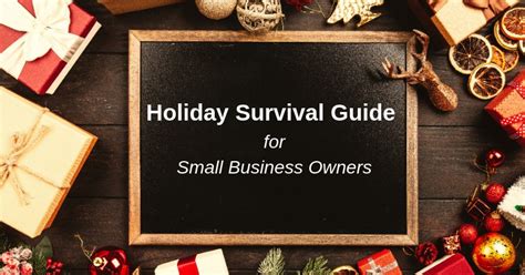 6 Tips To Help Small Business Owners Survive The Holidays
