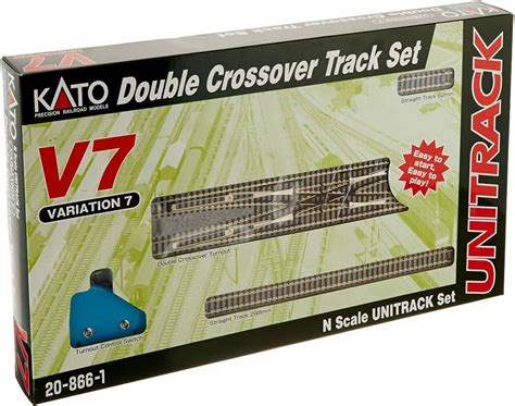 Kato N Scale ~ V7 Double Crossover Track Set ~ 20 866 1 Iron Planet