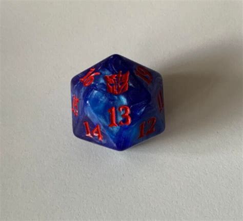 Mtg Oversized D20 The Brothers War Transformers T Box Die Dice 1