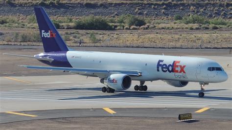 Fedex Boeing 757 200f N986fd Takeoff From Phx Youtube