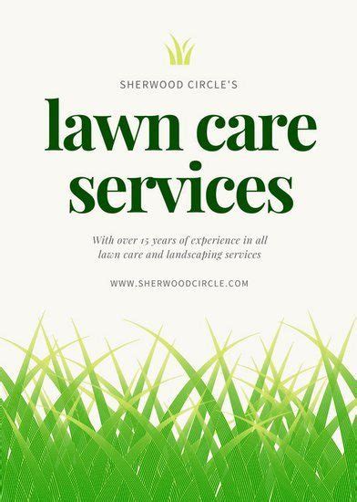 Lawn Care Flyer Template Inspirational Green Garden Services