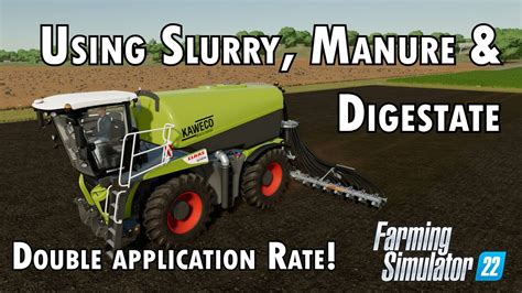 Using Slurry Manure And Digestate In Farming Simulator 22 YouTube