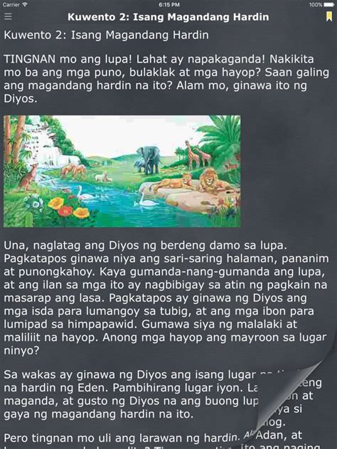 Mga Kwentong Pambata Mula Sa Bibliya Tagalog Version Saloobin Pambata