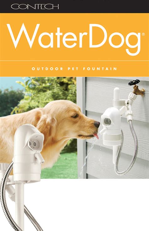 Contech Water Dog Automatic Outdoor Pet Fountain