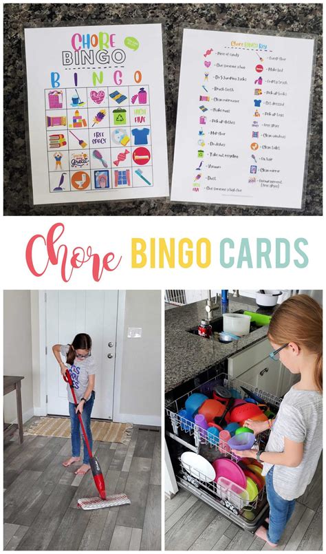 Get Your Kids Excited To Do Chores With Chore Bingo Cards Take The
