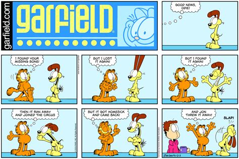 Garfield Daily Comic Strip On December 2nd 2018 Garfield And Odie