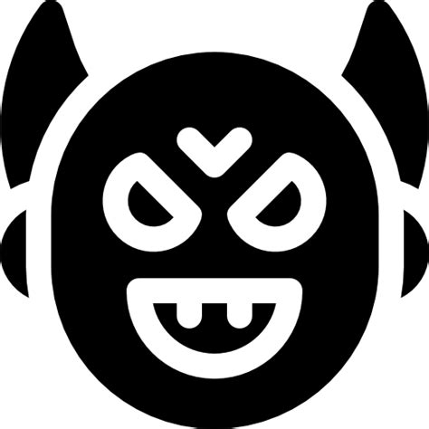 Devil Mask Basic Rounded Filled Icon