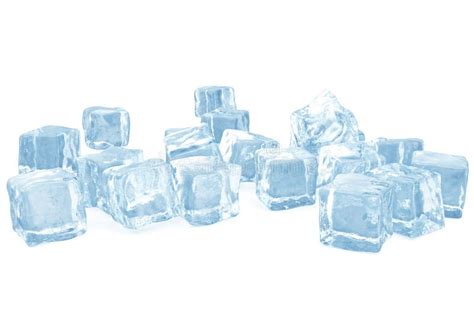 Ice Cubes Background Pile Of Blue Ice Cubes 3d Rendering Stock