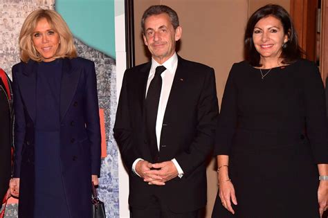 Brigitte Macron Anne Hidalgo Et Nicolas Sarkozy Réunis Pour La Bonne Cause