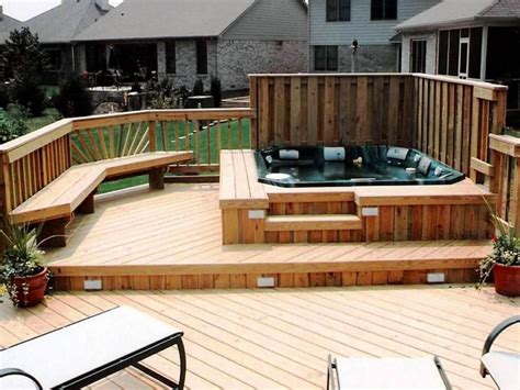 15 Best Relaxing Backyard Hot Tub Deck Designs Ideas Hot Tub Privacy