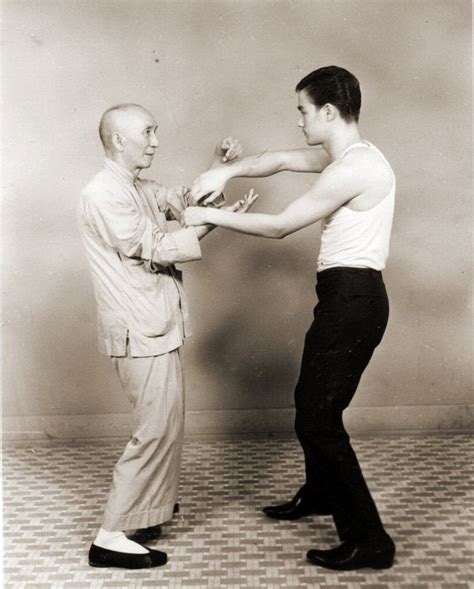 Master Ip Man And His Student Bruce Lee Bruce Lee Ip Man Man