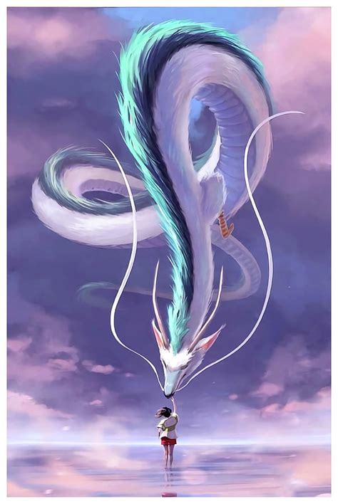 Spirited Away Dragon Japanese Anime Art Digital Art By Charles Ansell