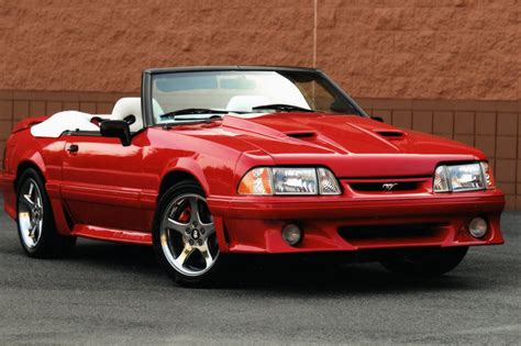 Sonic Cherry Exterior Mods Vibrant Red 1992 Gt Convertible Mustang