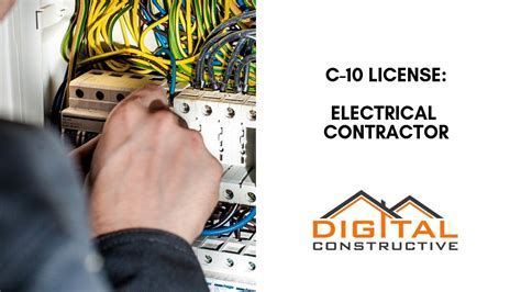 Get Your C 10 License What Every Electrical Contractor In California