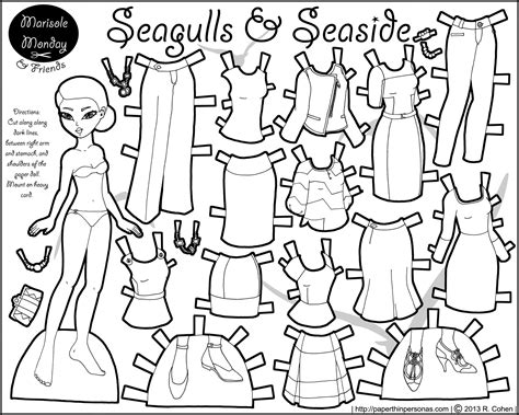 Free 4k Marisole Monday Paper Doll Coloring Pages Updated Star Wars