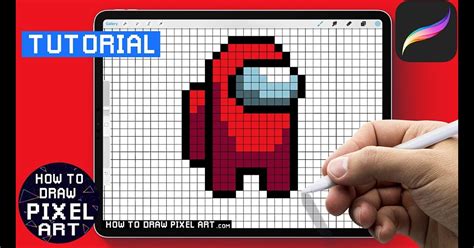 Among Us Pixel Art Grid Images And Photos Finder
