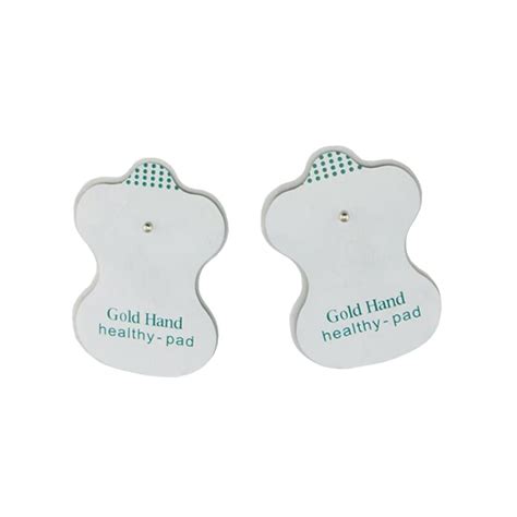 1 Pair Therapy Instrument Electrode Massage Patch Silicone Button Patch