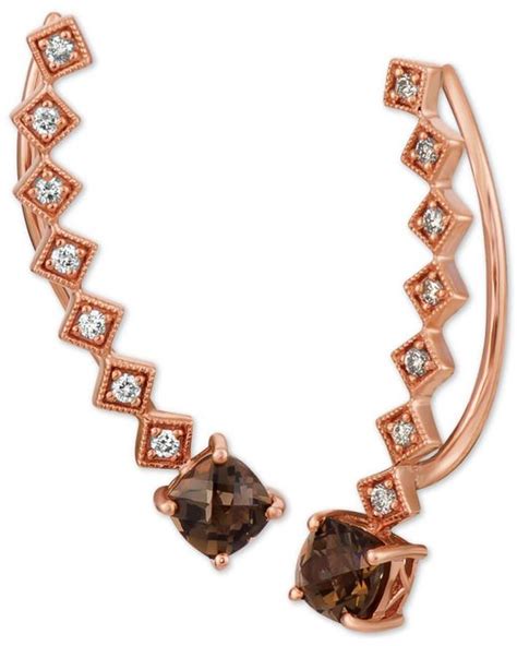 Le Vian Chocolate Quartz 9 10 Ct T W Nude Diamonds 1 5 Ct T W