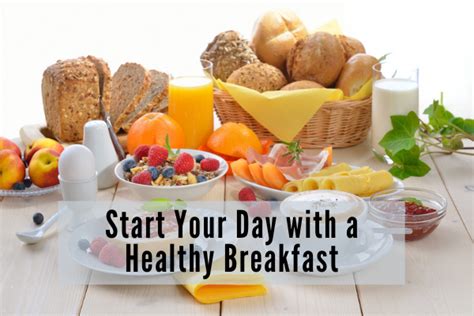 Start Your Day With A Healthy Breakfast Health Stand Nutrition