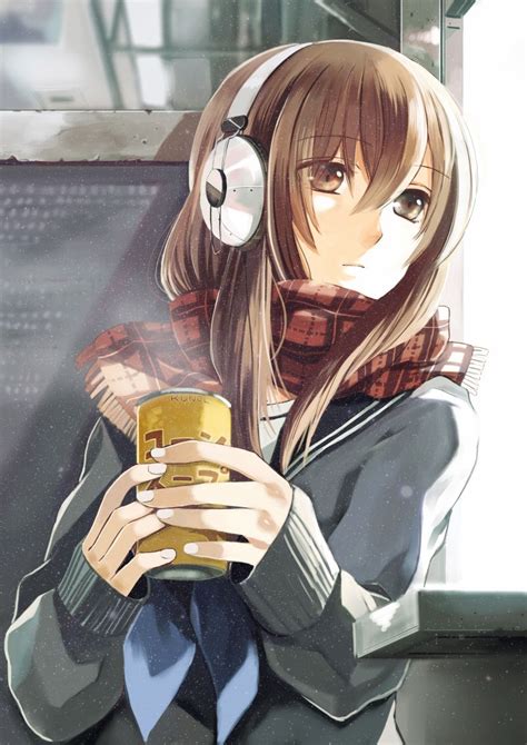 Anime Character Drinking Coffee Wallpapers Wallpaper Cave