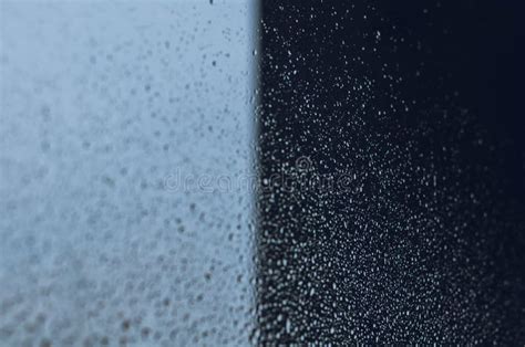 Blurred And Focus Of Rain Drop On Glass Window Stock Image Image Of