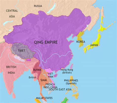 Map Of East Asia 1500 Bce History Of China Japan And Korea Timemaps