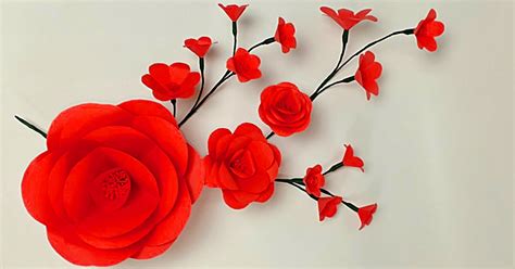 How To Make Paper Flower Wall Art