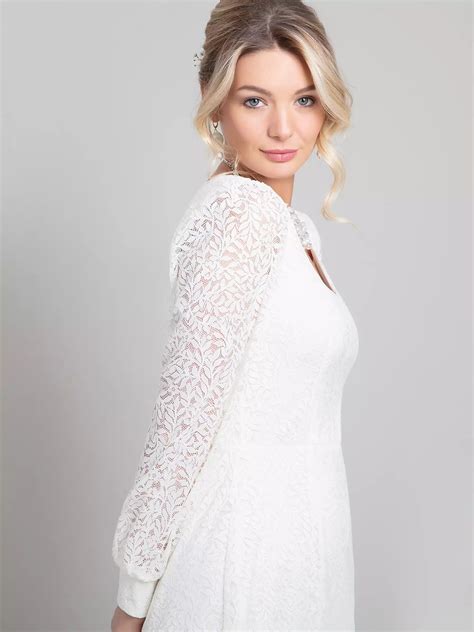 Alie Street Alexis Lace Wedding Dress Ivory At John Lewis And Partners
