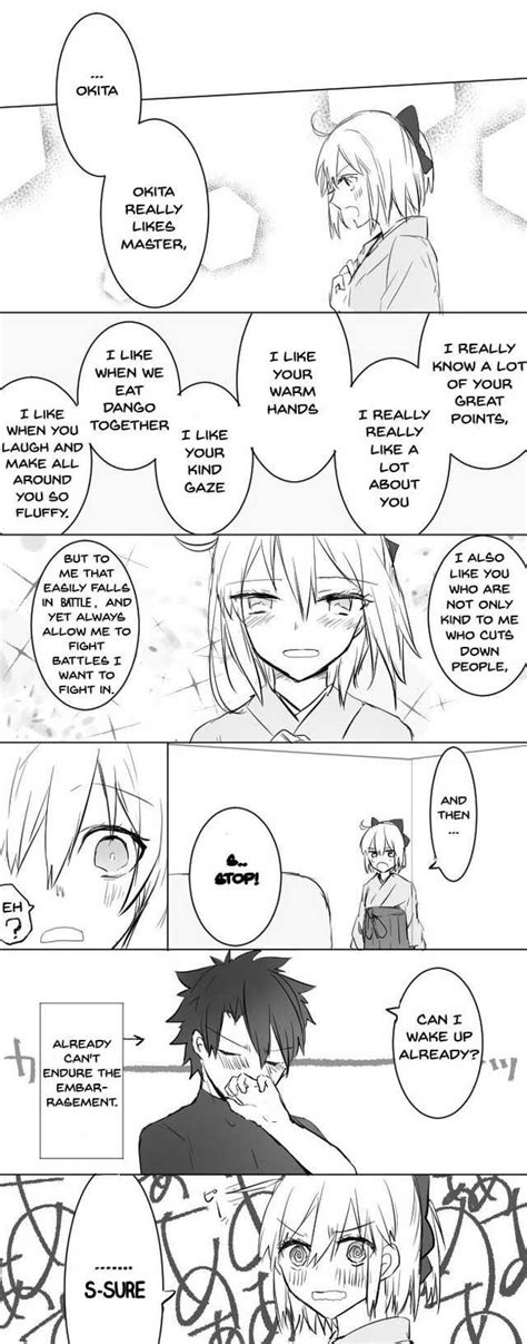 “okita S Confession And Rehearsal With Nobu ” By Yute 3510 Imgur Fate Fate Stay Night Fate
