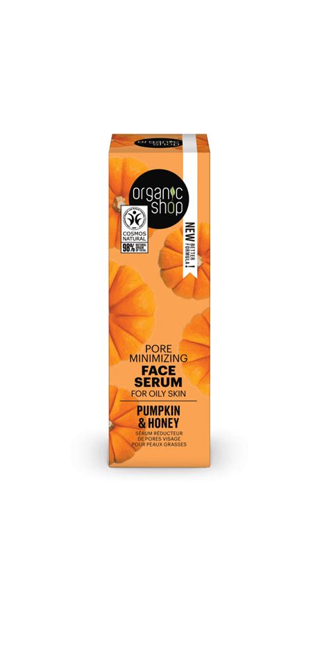 Organic Shop Pore Minimizing Face Serum For Oily Skin Pumpkin And Honey