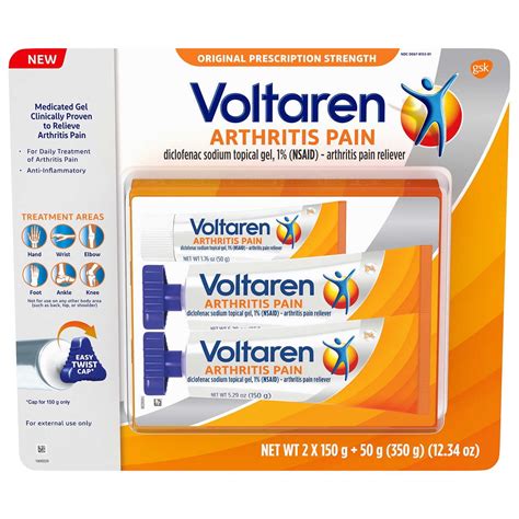 Voltaren Arthritis Pain Gel 1234 Ounces